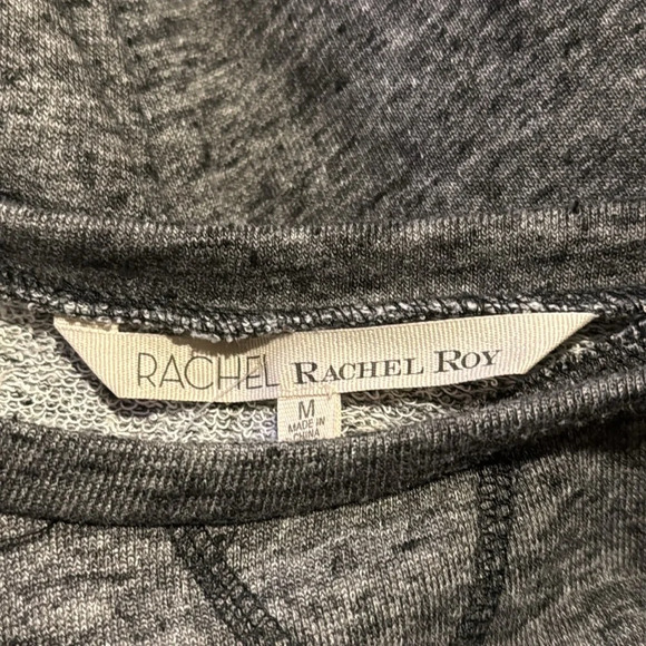 RACHEL Rachel Roy Women’s Medium Sweater Studded Uneven Hems - Picture 7 of 8